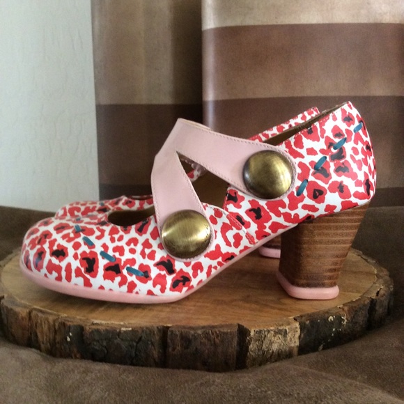 John Fluevog Shoes - John Fluevog Operettas Petrella Poppy Mary Jane